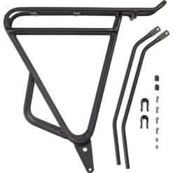 Bontrager BackRack Deluxe MIK Tavarateline -Pyoravarikko bontrager backrack deluxe mik pannier rack small black 4