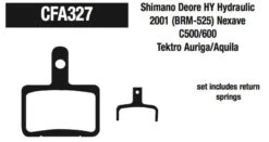 EBC CFA327R Shimano Deore Punainen