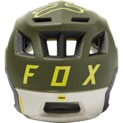 Fox Dropframe Pro Maastokypärä -Pyoravarikko fox dropframe pro helmet men olive green 4 2
