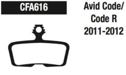EBC CFA616R Avid Code 2011/12 Punainen