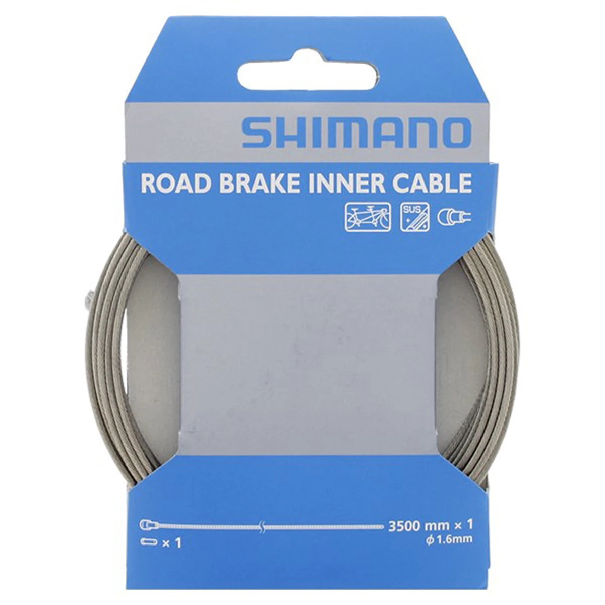 Shimano Jarruvaijeri Road Rosteri 1kpl, 1,6x3500mm 1 Shimano Jarruvaijeri Road Rosteri 1kpl, 1,6x3500mm