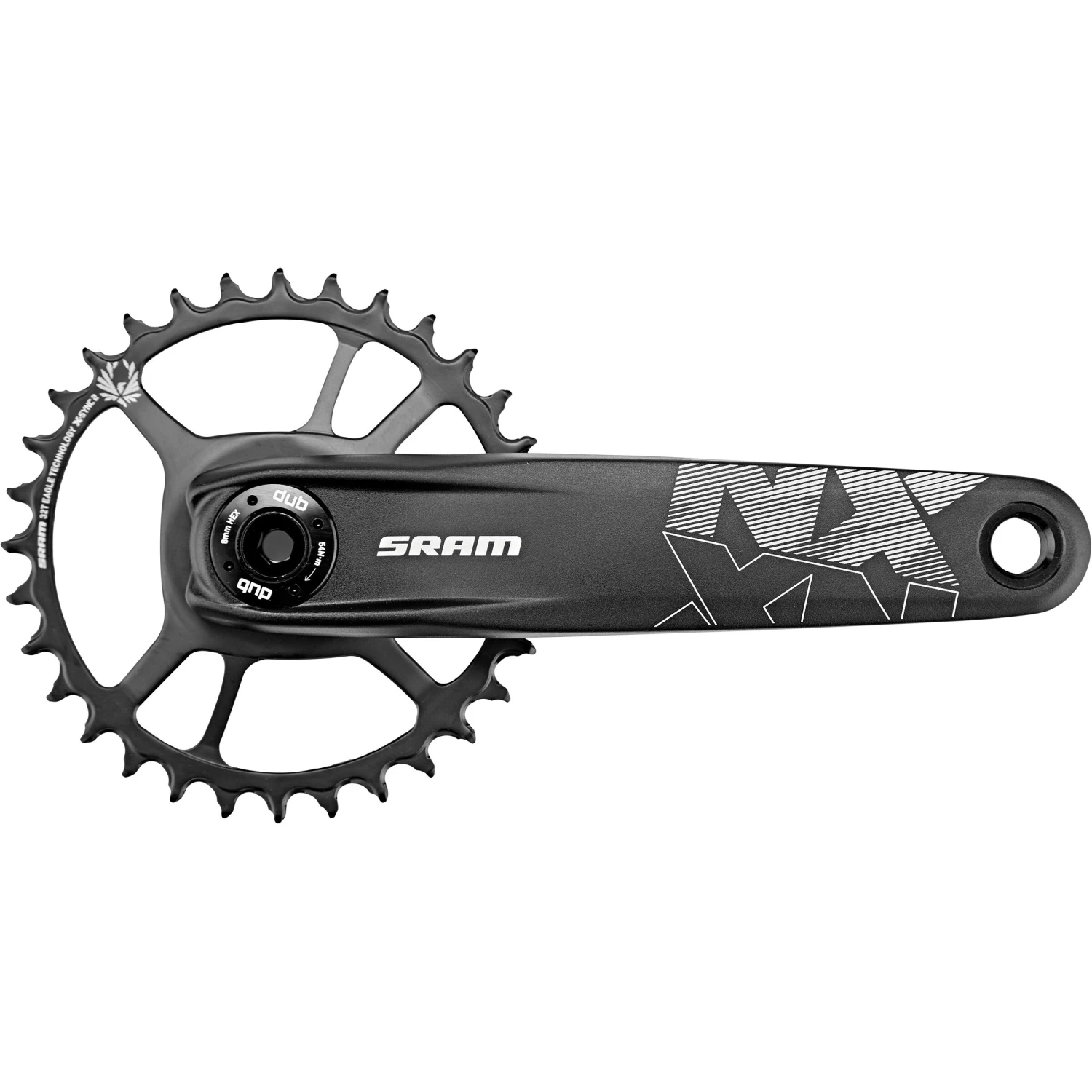 SRAM NX Eagle DUB 32T 175mm DM X-SYNC Kampisarja 1 SRAM NX Eagle DUB 32T 175mm DM X-SYNC Kampisarja
